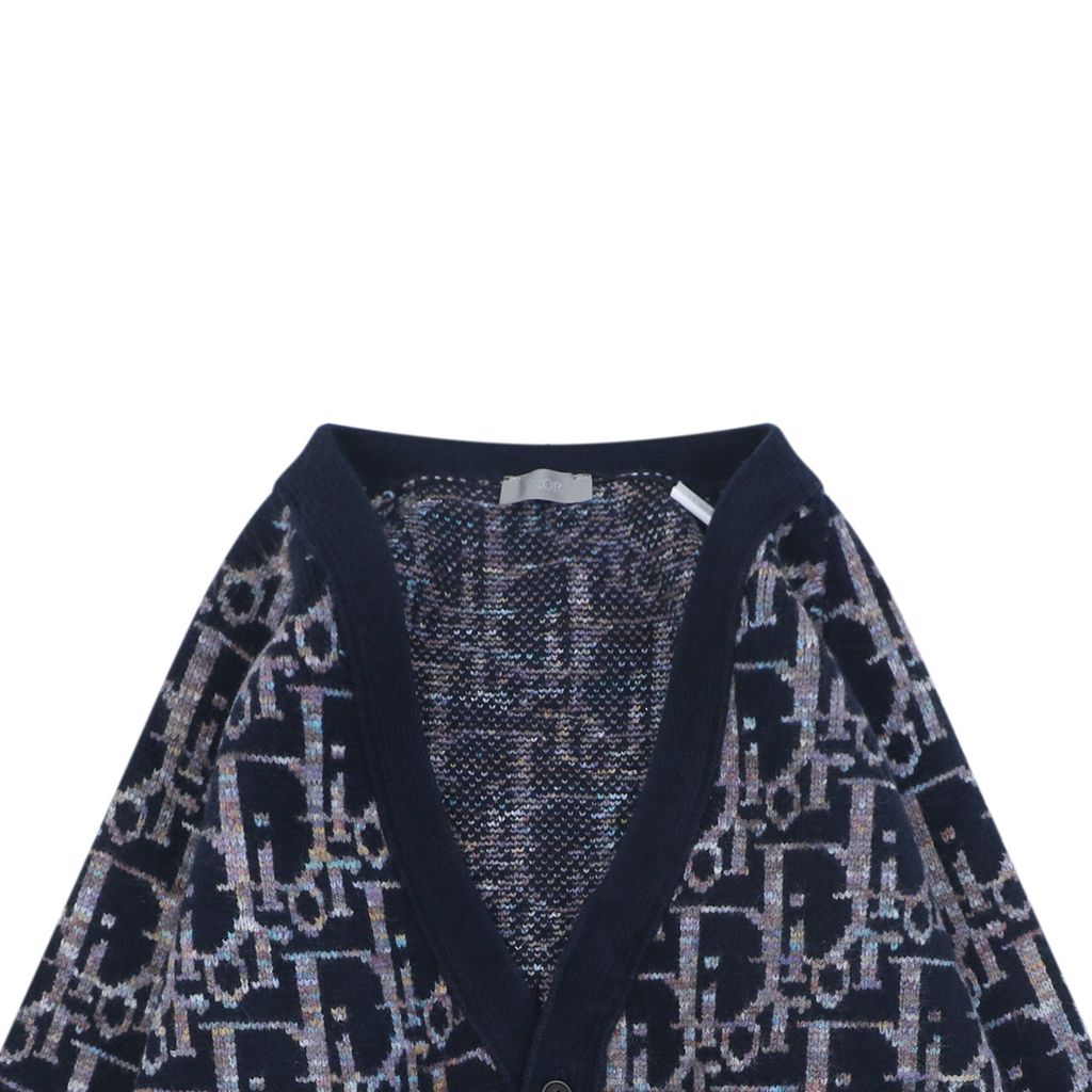 Dior Seamless Computer-Knit Gradient Cardigan