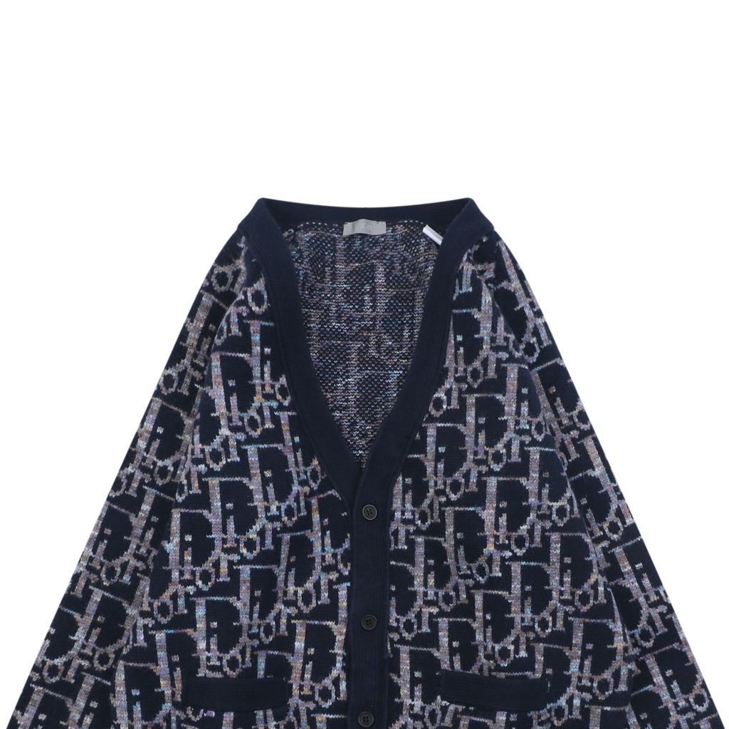 Dior Seamless Computer-Knit Gradient Cardigan