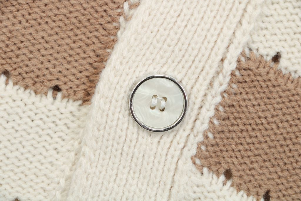 Louis Vuitton Relaxed Textured Checkerboard Sweater