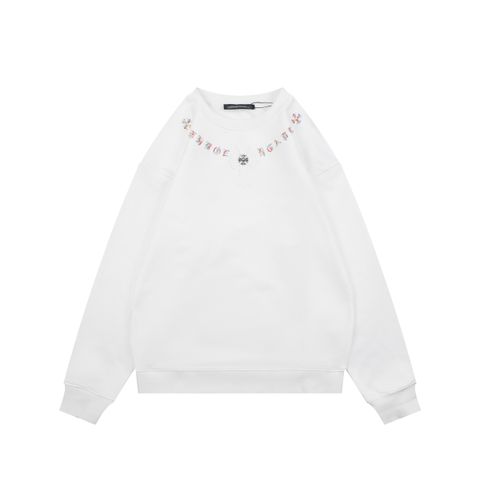Chrome Hearts Color Sanskrit Embroidered Crewneck Sweatshirt