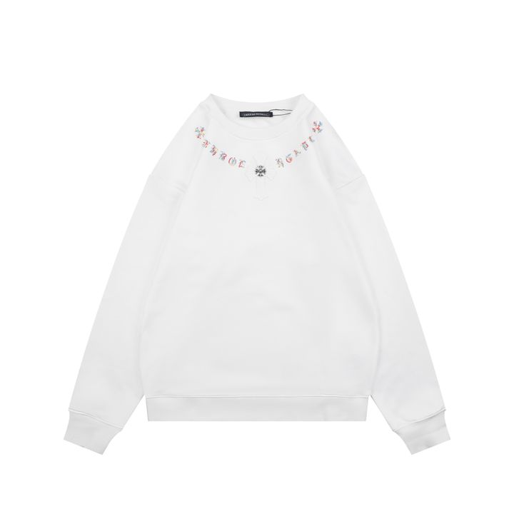 Chrome Hearts Color Sanskrit Embroidered Crewneck Sweatshirt