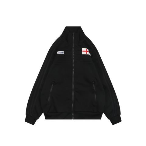 Adidas England Trefoil Embroidered High-Neck Jacket