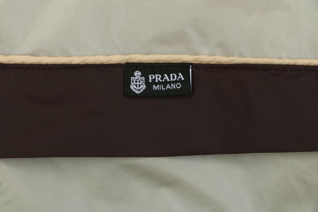 Prada Beige Brown Water-Repellent Technical Jacket