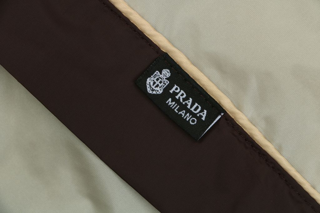 Prada Beige Brown Water-Repellent Technical Jacket