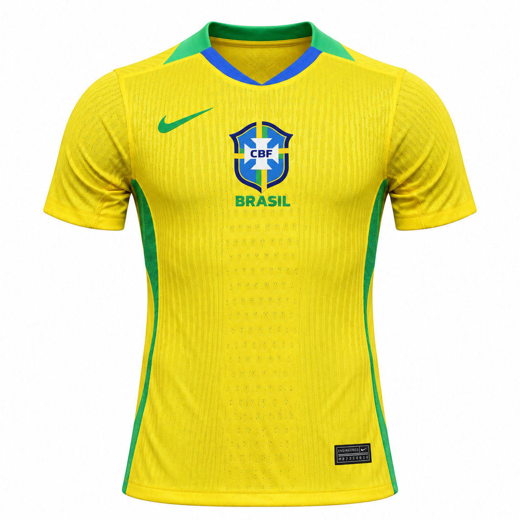Brazil 25-26 Home Player Version Football Jersey