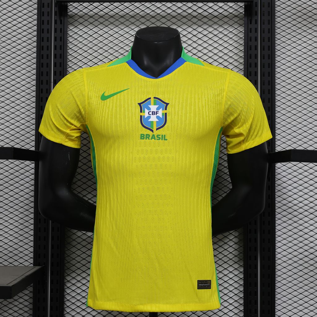 Brazil 25-26 Home Player Version Football Jersey