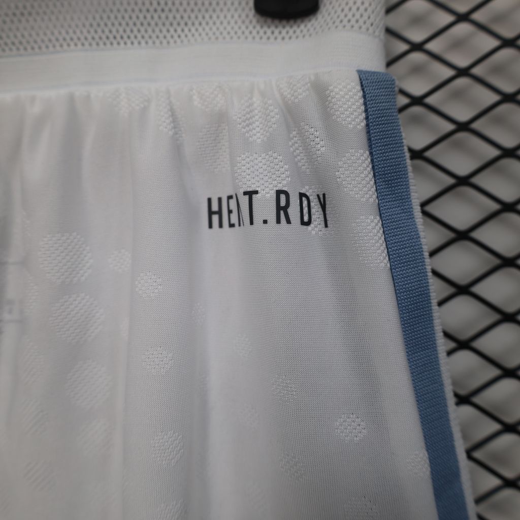 Argentina Player Fit White Soccer Shorts