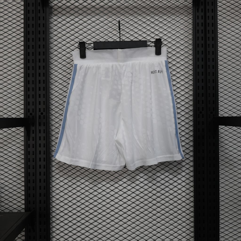 Argentina White Player Version Football Shorts