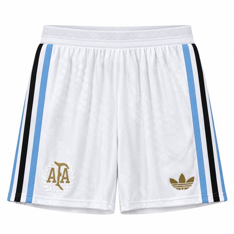 Argentina White Player Version Football Shorts