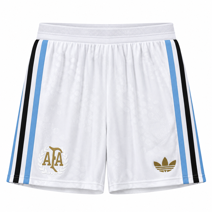 Argentina White Player Version Football Shorts
