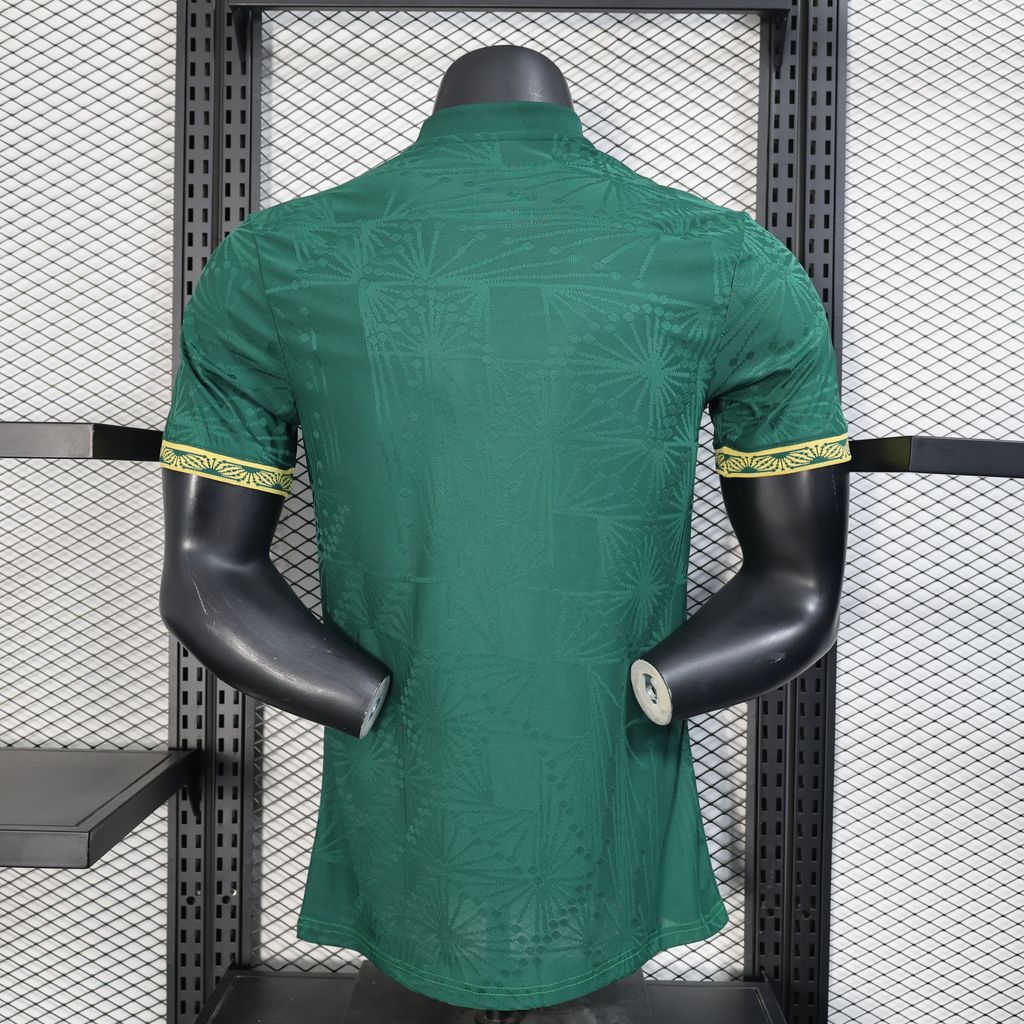 Mexico Trophy Edition Player Version Football Jersey Green