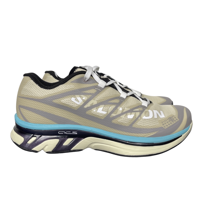 Shop MM6 Maison Margiela x Salomon XT-MM6 L49199900 in Aspargus Green, Gull and Blue Curacao with Agile Chassis, EnergyCell+ cushioning and EndoFit.