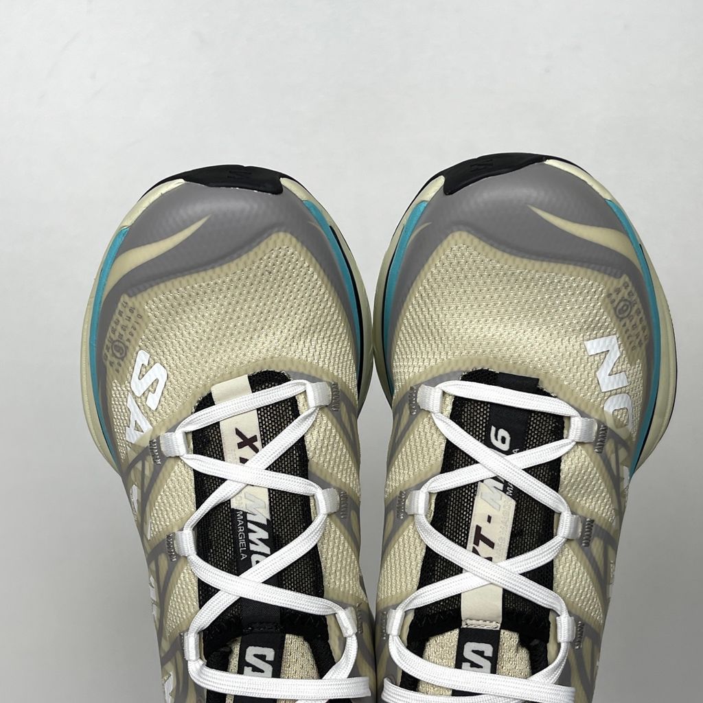Shop MM6 Maison Margiela x Salomon XT-MM6 L49199900 in Aspargus Green, Gull and Blue Curacao with Agile Chassis, EnergyCell+ cushioning and EndoFit.