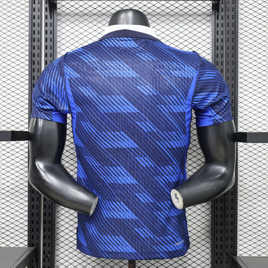 France Home Player Version Football Jersey