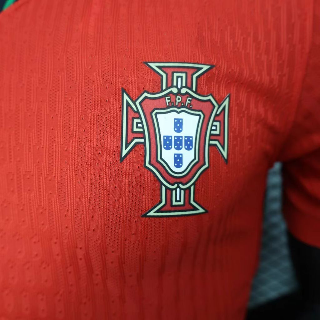 Portugal Player Fit Home Soccer Shirt