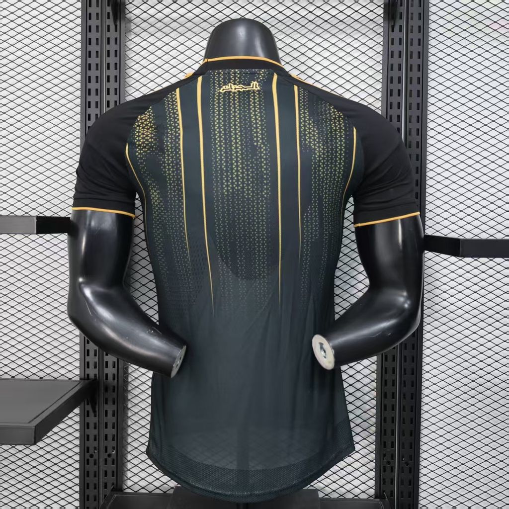 Algeria Black Gold Football Jersey