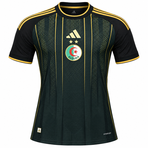 Algeria Black Gold Football Jersey