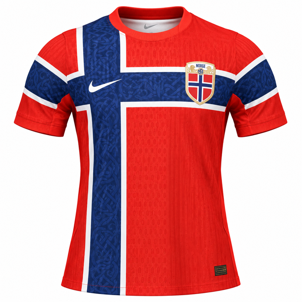 Norway 2026 Home Player Version Football Jersey