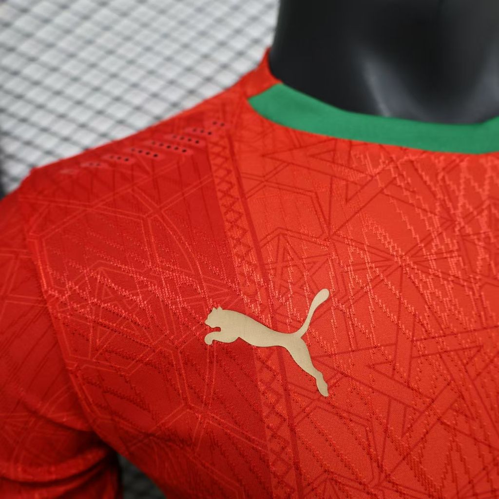 Morocco Perforated Player Fit Soccer Shirt