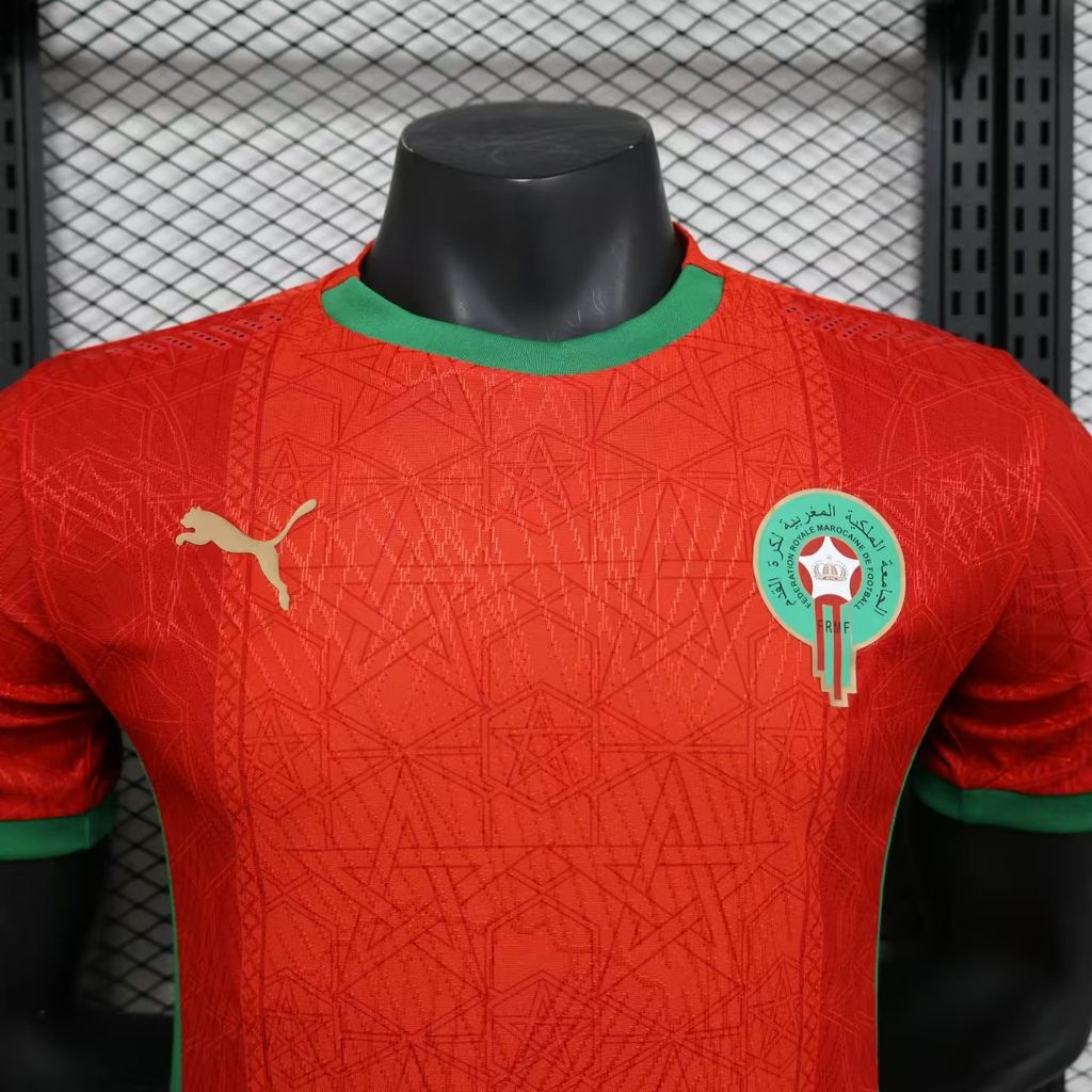 Morocco National Team Inspired Red Home Jersey