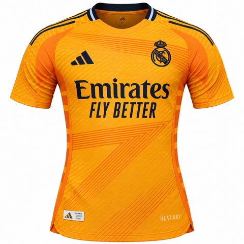 Real Madrid Away Player Version Jacquard Football Jersey