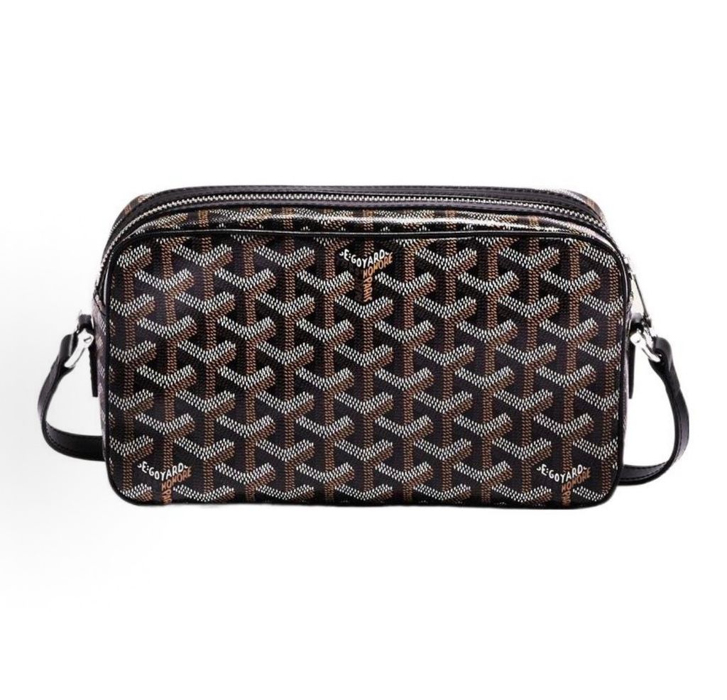 Goyard Cap-Vert PM Goyardine canvas crossbody bag multiple colors Goyard Cap-Vert PM shoulder bag Goyardine canvas Cervon calfskin Goyard AMACAPVERT2 Cap-Vert PM small crossbody camera bag