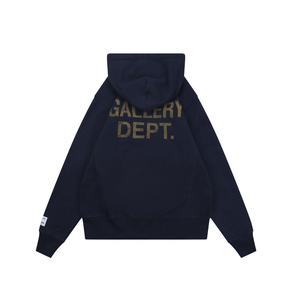 Gallery Dept Blue Purple Graffiti Painted Hoodie