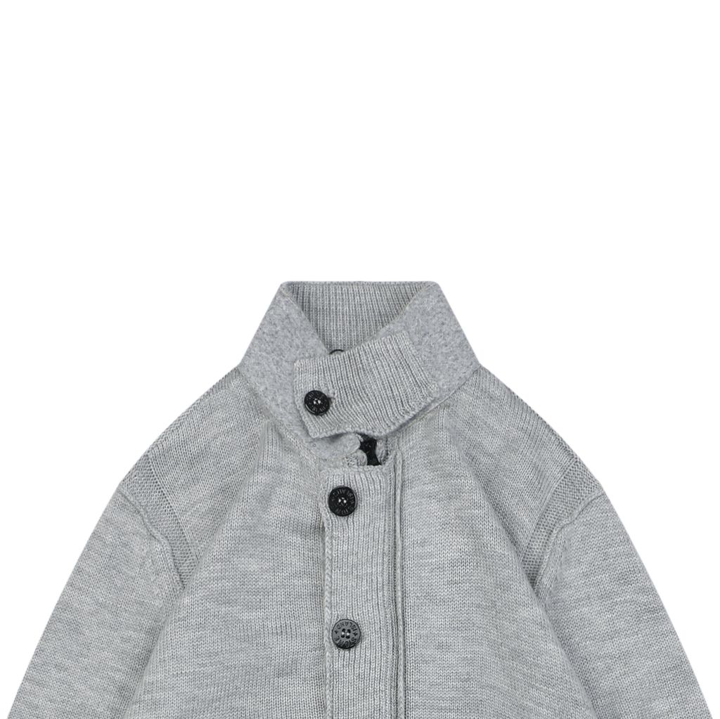 Stone Island 100% Sheep Wool Panelled Jacket Grey