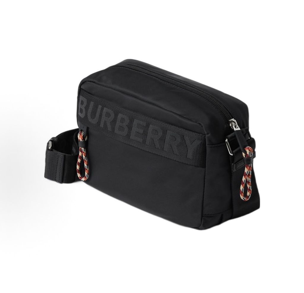 Burberry Logo Detail ECONYL Crossbody Bag 80256691 Black