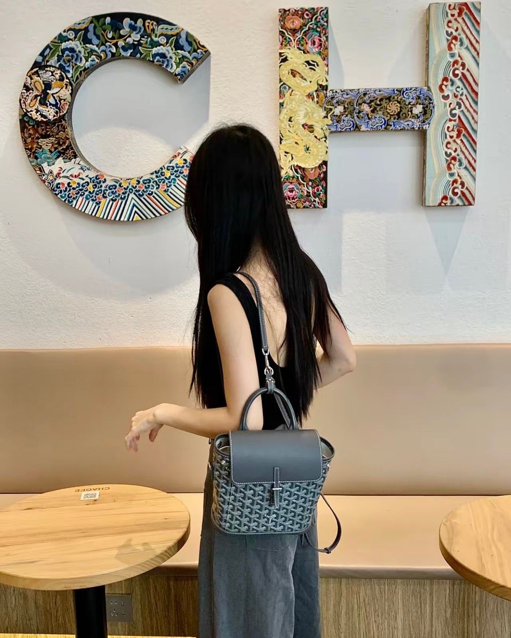 Goyard Alpin Mini Backpack ALPIN2MINTY51CL51P Grey Goyardine Canvas