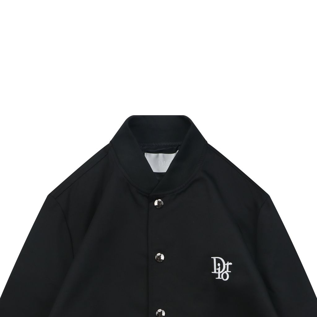 Christian Dior floral letter back jacket 80s inspired custom dyed fabric unisex designer outerwear S-XL