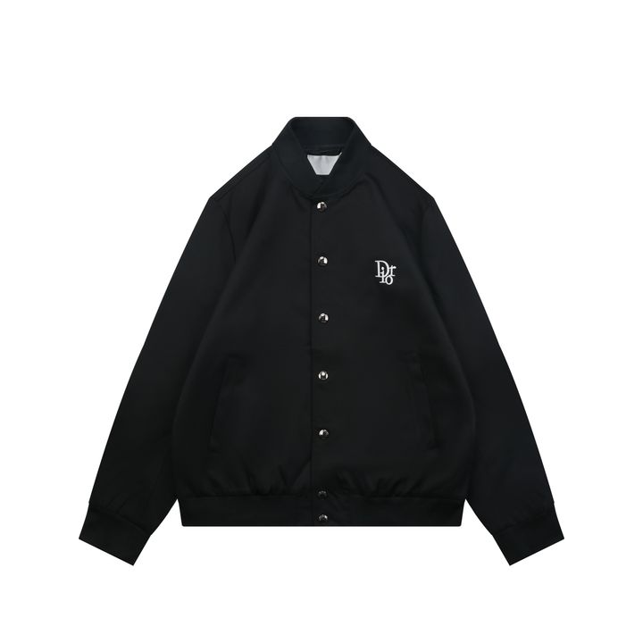 Christian Dior floral letter back jacket 80s inspired custom dyed fabric unisex designer outerwear S-XL