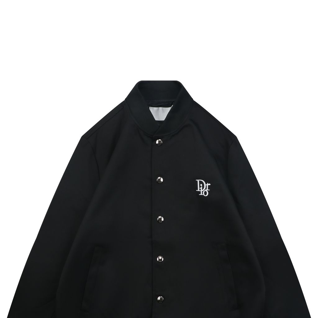 Christian Dior floral letter back jacket 80s inspired custom dyed fabric unisex designer outerwear S-XL