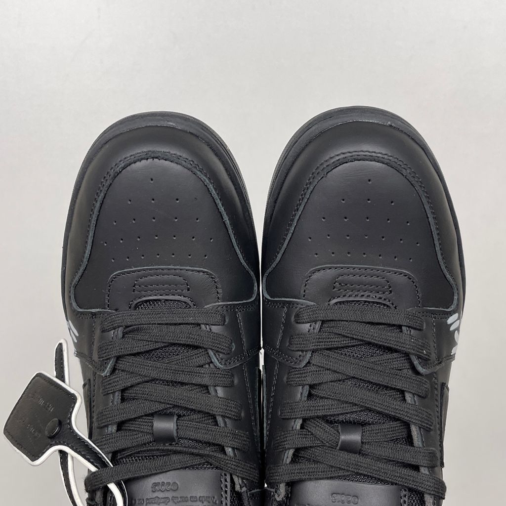 Off-White Out Of Office For Walking OMIA189C99LEA0081001 Black White Sneakers
