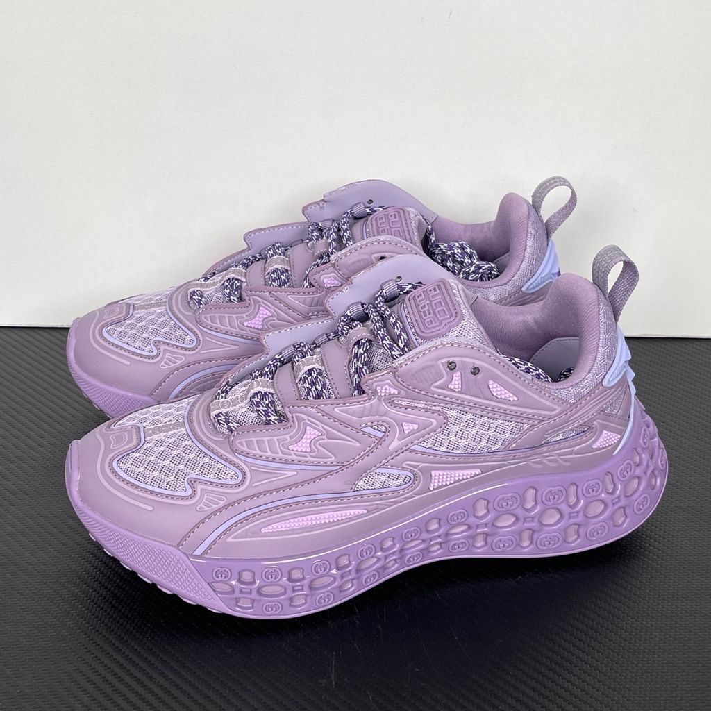 Gucci Cub3d Sneakers 819709 FAEBE 5244 Light Purple Demetra Mesh