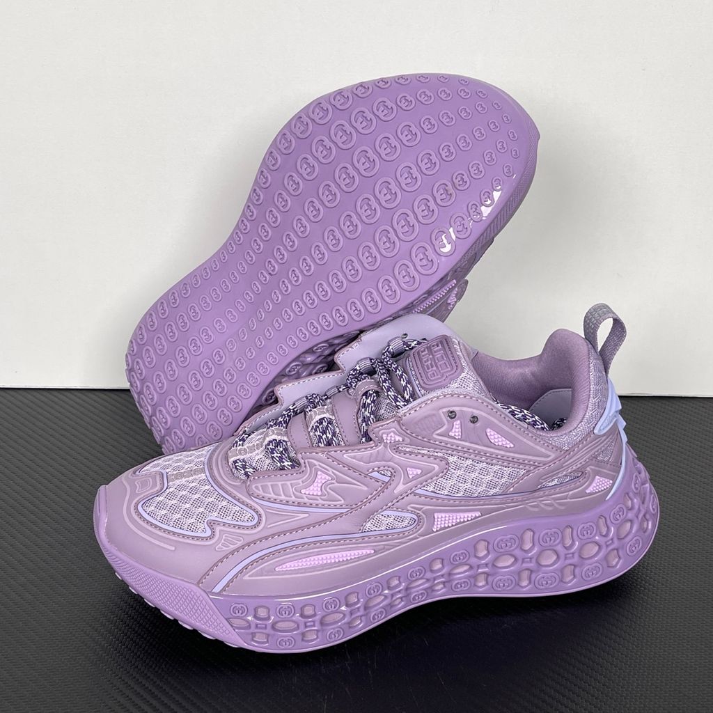 Gucci Cub3d Sneakers 819709 FAEBE 5244 Light Purple Demetra Mesh
