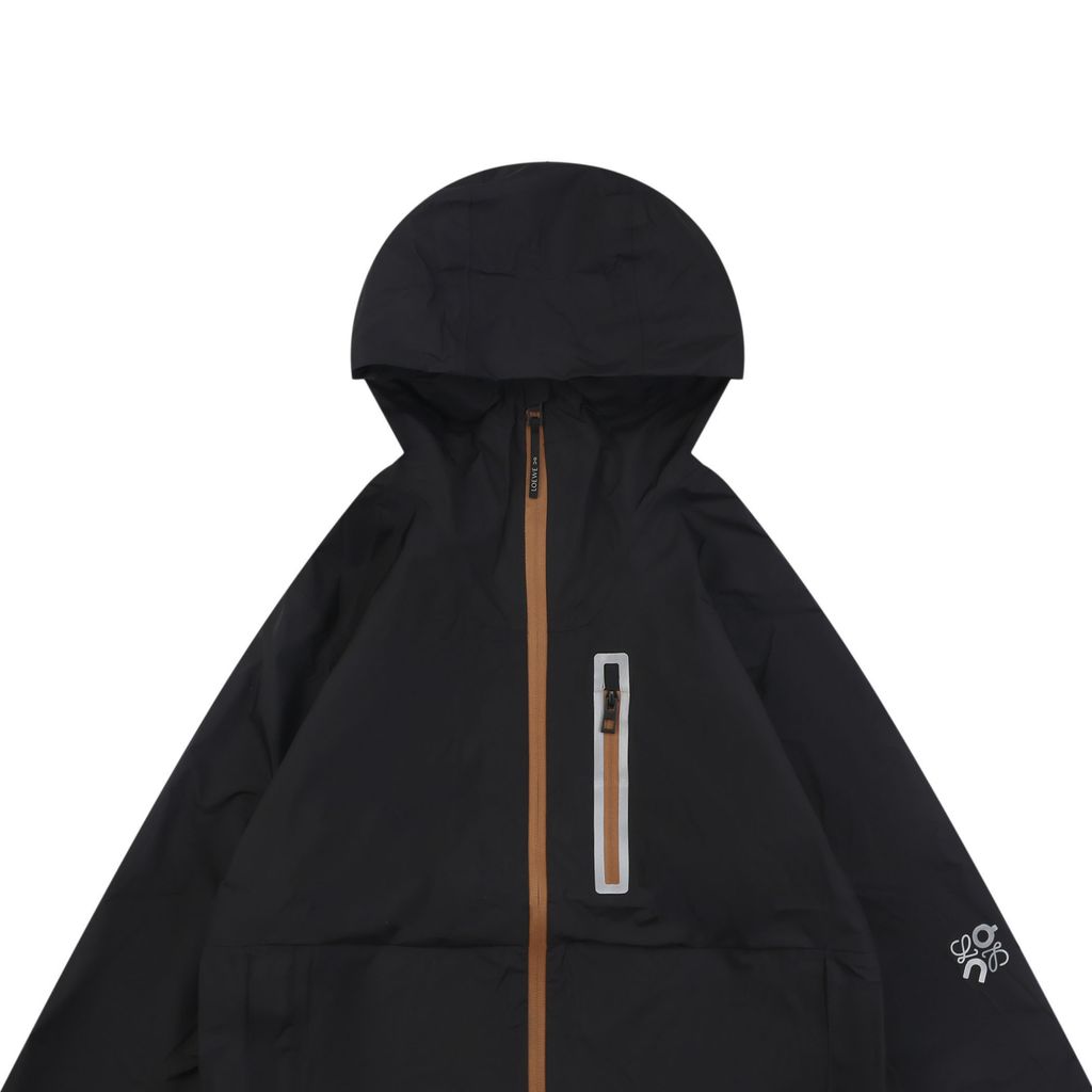 LOEWE x On hooded Storm Jacket waterproof windproof technical shell reflective logo bonded zipper outdoor jacket M-XXL