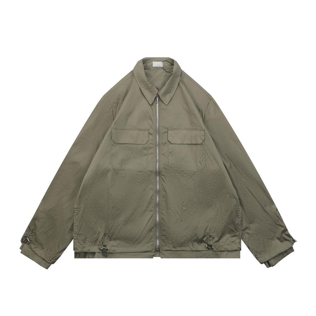 Christian Dior multi pocket jacket 80s inspired custom dyed fabric unisex utility outerwear designer jacket S-XL