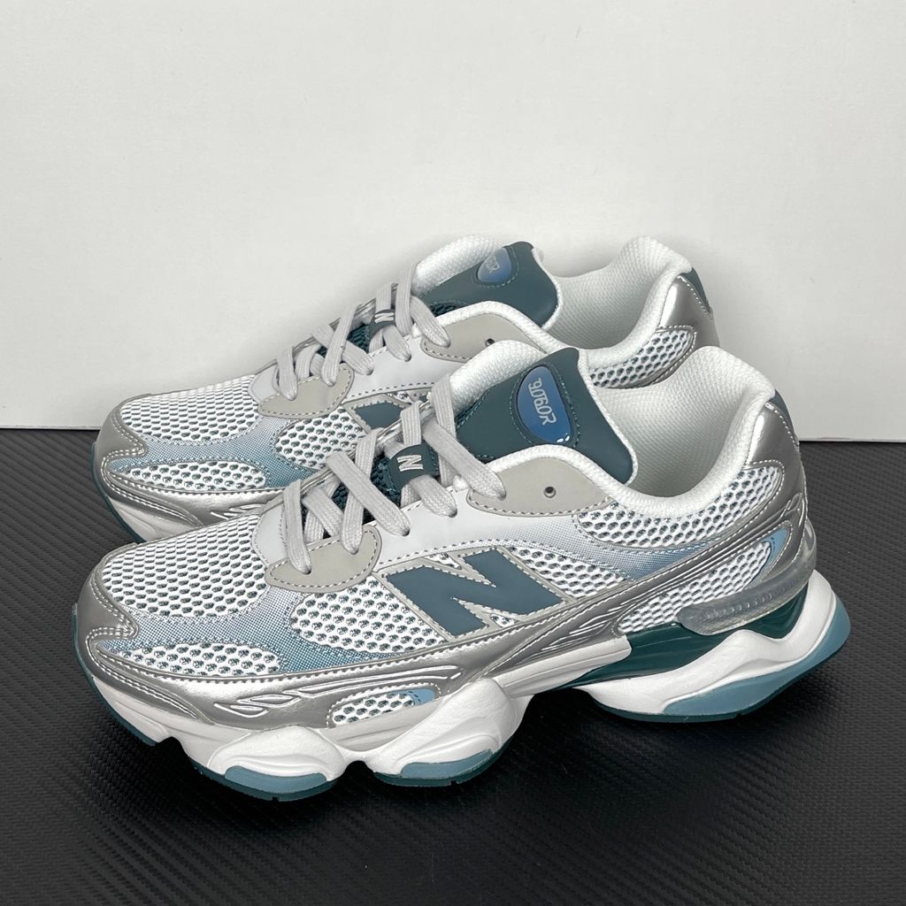 New Balance 9060 U90606BA Medusa Green Silver Metallic White Unisex Sneakers