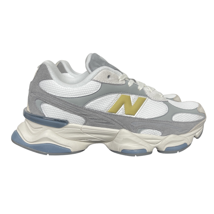 Shop New Balance Night Lights 9060R U90609BO in Sea Salt, Fresh Air and Slate Grey with suede and mesh upper, ABZORB cushioning and updated 9060R design.