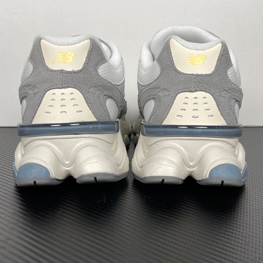 Shop New Balance Night Lights 9060R U90609BO in Sea Salt, Fresh Air and Slate Grey with suede and mesh upper, ABZORB cushioning and updated 9060R design.
