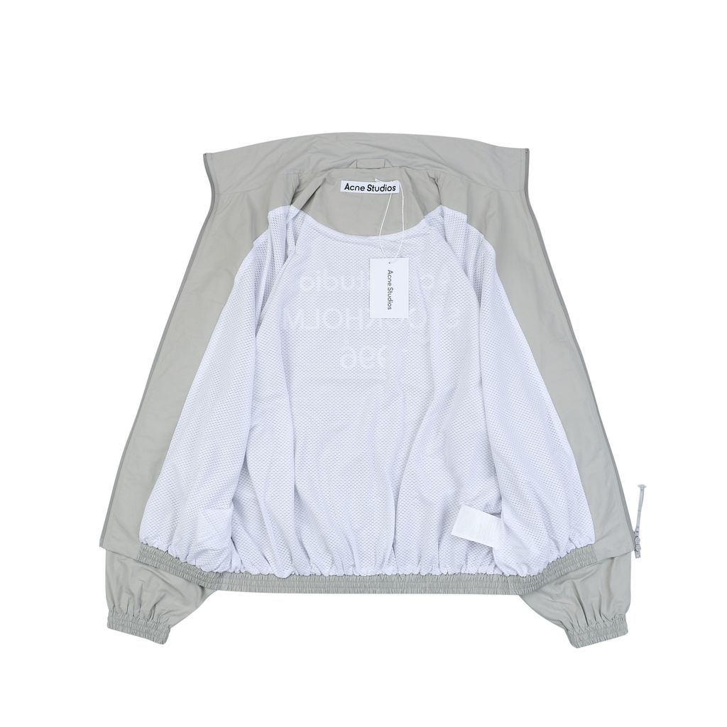 Acne Studios 1996 back embroidered jacket relaxed fit custom woven fabric breathable mesh lining unisex outerwear M-XXL