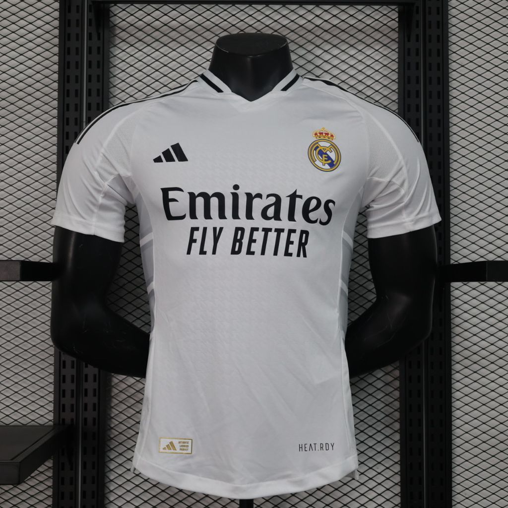 Real Madrid 2024 25 home player version jersey football shirt soccer top sizes S-3XL