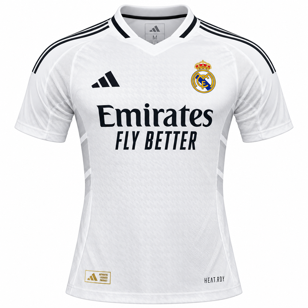 Real Madrid 2024 25 home player version jersey football shirt soccer top sizes S-3XL