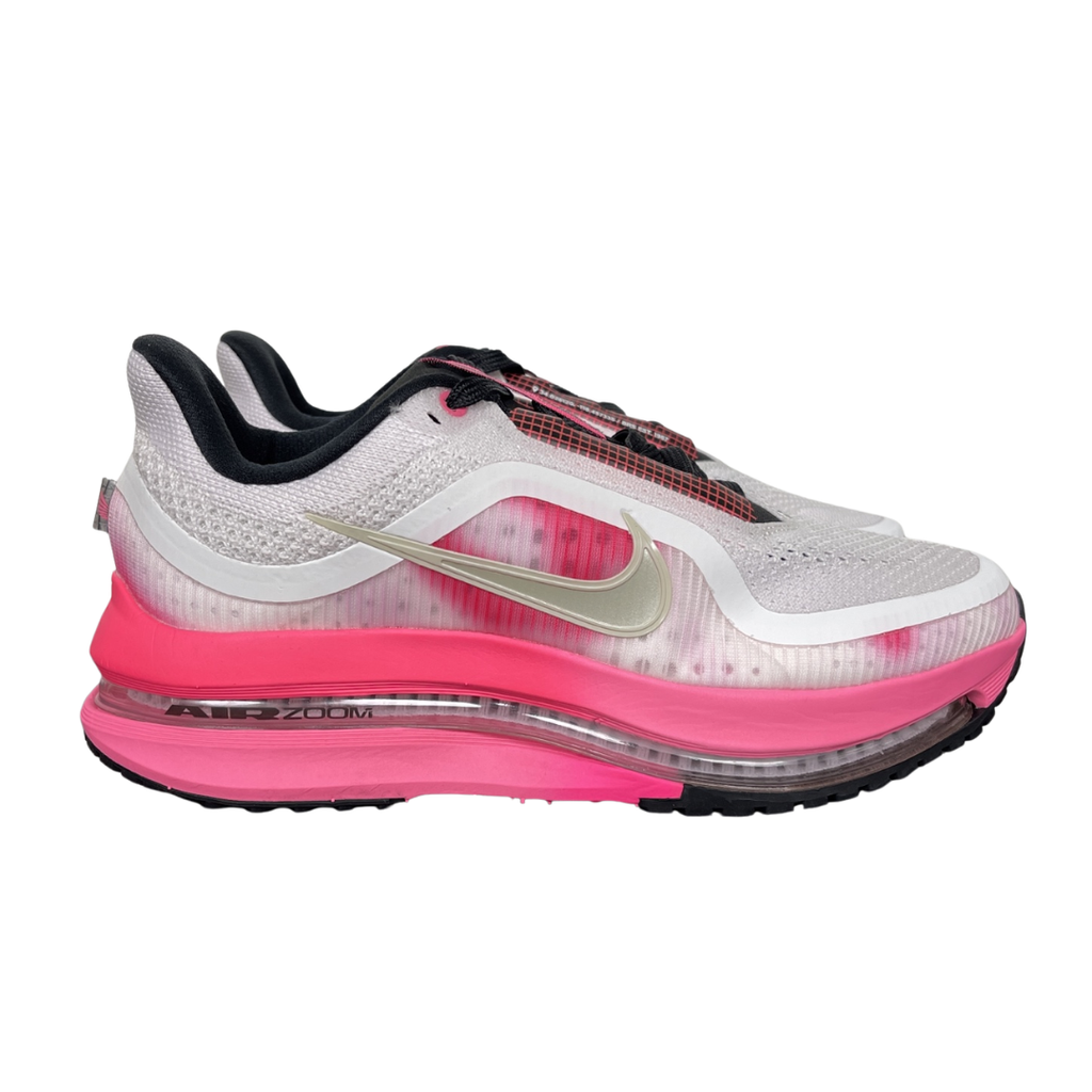 Nike Pegasus Premium Women's Road Running Shoes IR1811-664 Pearl Pink Pink Glow Hyper Pink Summit White with Breathable Circular Knit Upper, ZoomX Foam, Full-Length Sculpted Air Zoom Unit, ReactX Cushioning and High-Abrasion Waffle Rubber Outsole