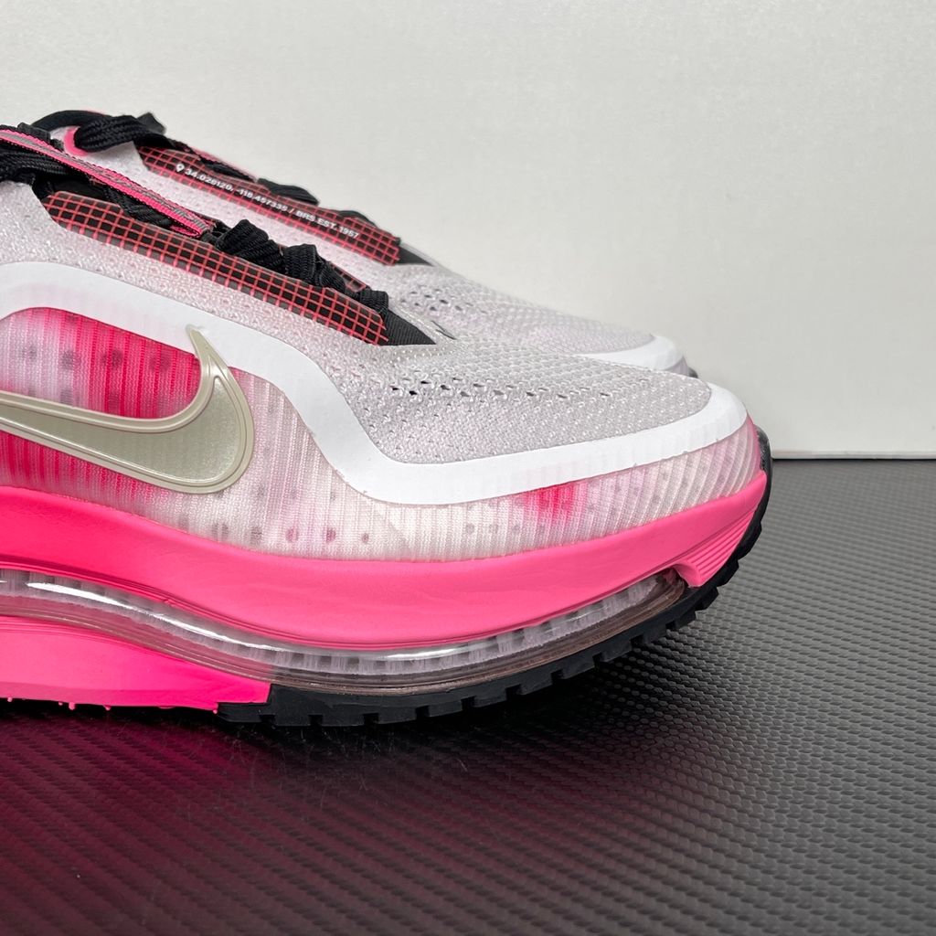 Nike Pegasus Premium Women's Road Running Shoes IR1811-664 Pearl Pink Pink Glow Hyper Pink Summit White with Breathable Circular Knit Upper, ZoomX Foam, Full-Length Sculpted Air Zoom Unit, ReactX Cushioning and High-Abrasion Waffle Rubber Outsole