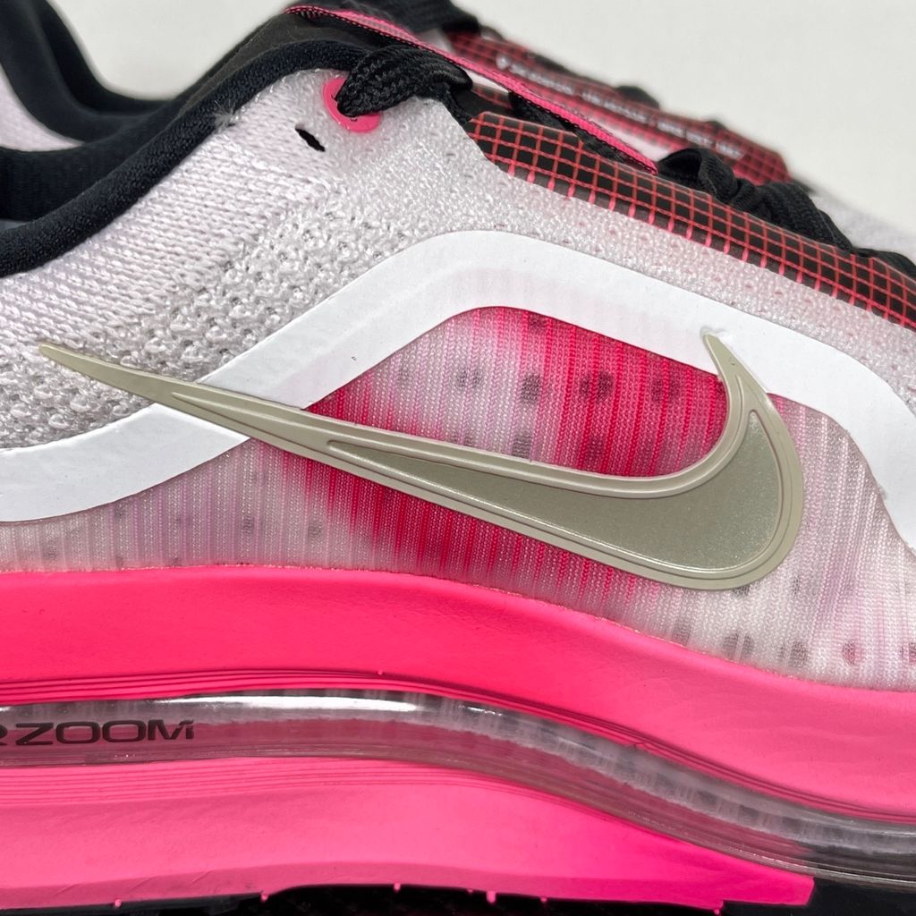 Nike Pegasus Premium Women's Road Running Shoes IR1811-664 Pearl Pink Pink Glow Hyper Pink Summit White with Breathable Circular Knit Upper, ZoomX Foam, Full-Length Sculpted Air Zoom Unit, ReactX Cushioning and High-Abrasion Waffle Rubber Outsole