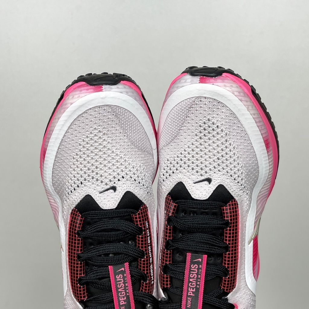 Nike Pegasus Premium Women's Road Running Shoes IR1811-664 Pearl Pink Pink Glow Hyper Pink Summit White with Breathable Circular Knit Upper, ZoomX Foam, Full-Length Sculpted Air Zoom Unit, ReactX Cushioning and High-Abrasion Waffle Rubber Outsole