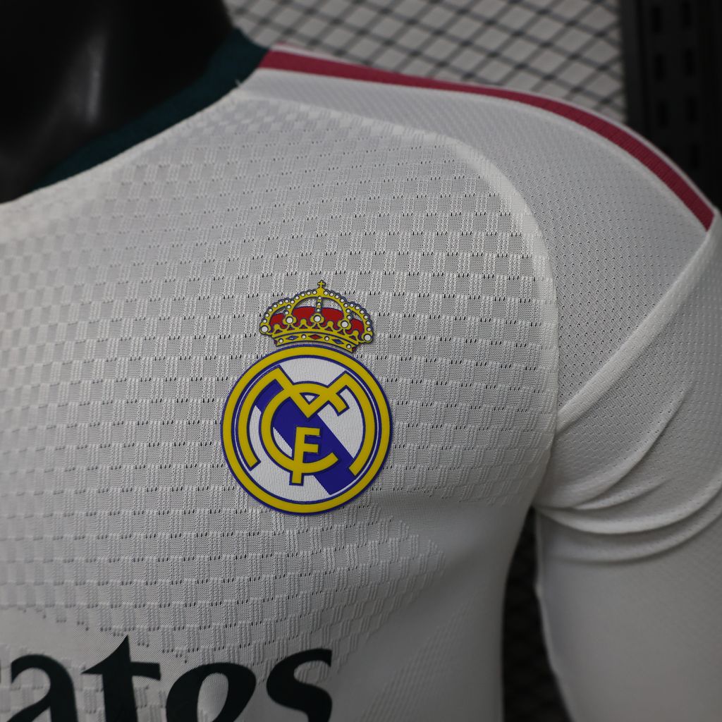 Real Madrid 2026 home long sleeve jersey football shirt soccer top classic home kit sizes S-3XL