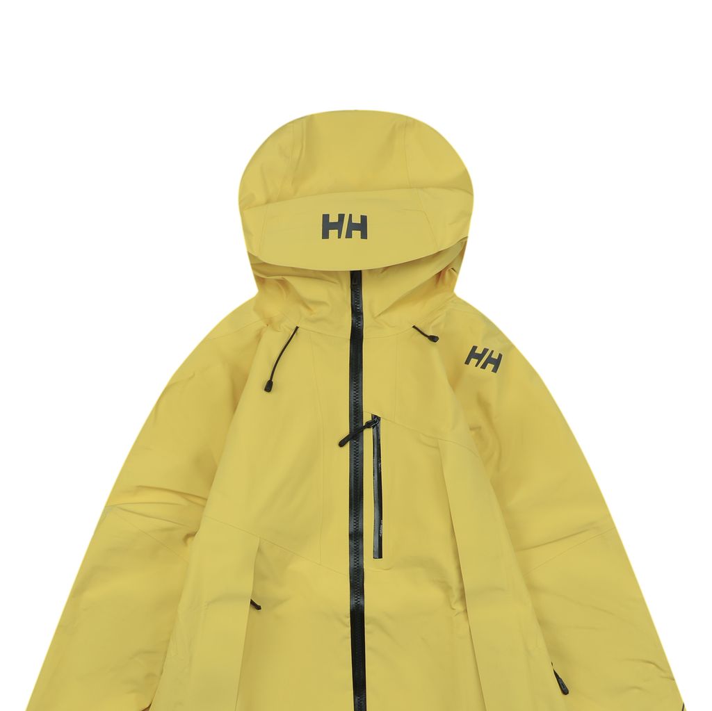 Helly Hansen ODIN side zip hooded softshell jacket four way stretch grid fleece lining articulated sleeves outdoor shell sizes S-3XL